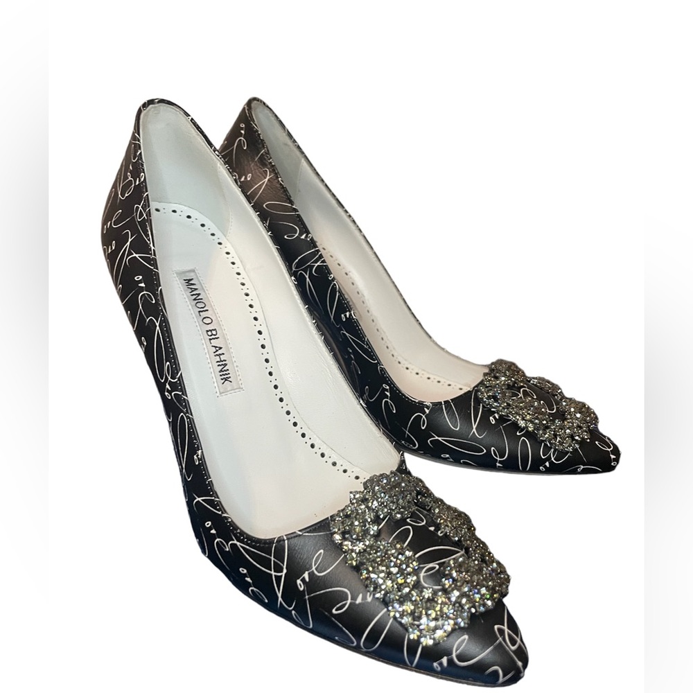 Manolo Blahnik Hangisi Love A Decade Of Love Limited Edition shoes size 36
